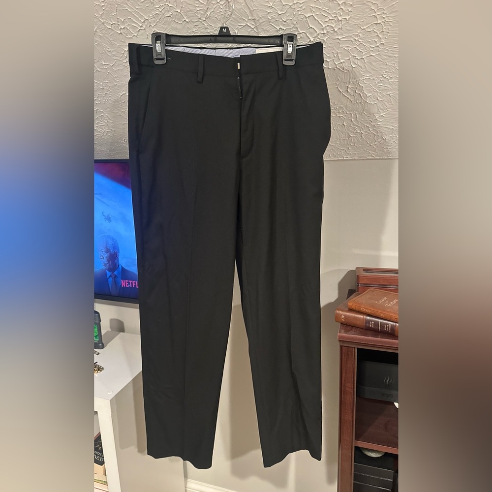 Haggar Classic Black Dress Pants for Men